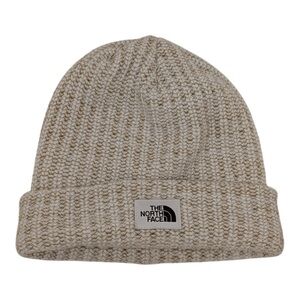 The North Face Beige Salty Bae Knit Beanie